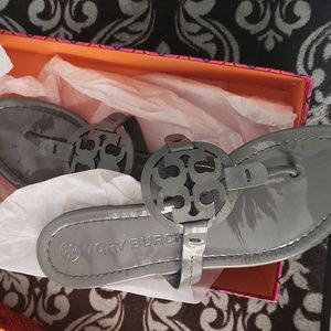 Tory Burch Patent Miller Sandals